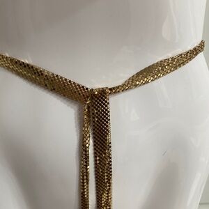Vintage 70’s longGold Mesh Belt